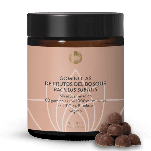 Bacillus subtilis en gominolas de fruta