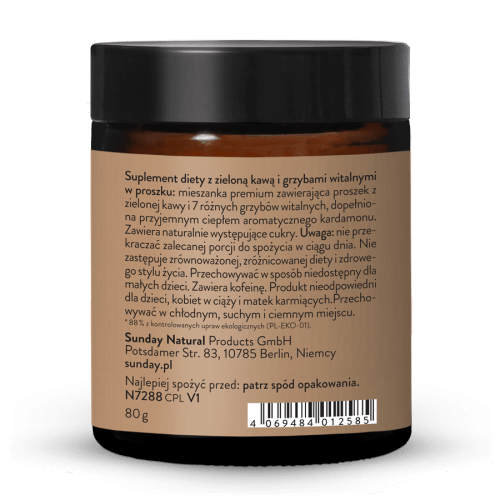 Mild Cardamom Mushroom Coffee