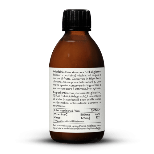 Vitamina C + Zinco liposomiale