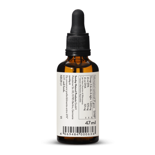 Olio omega 3 EPA 40% + DHA 22,5% vegano