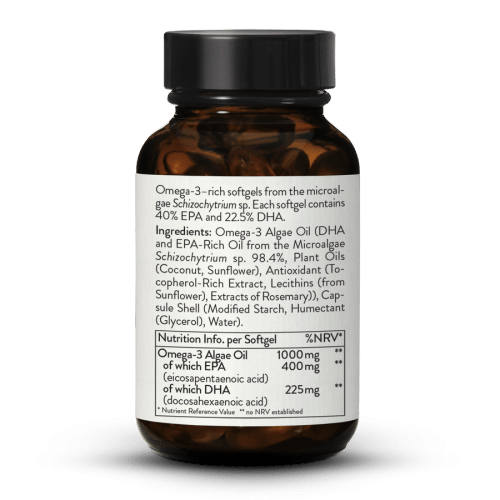 Omega-3 EPA 400 mg + DHA 225 mg Vegansk