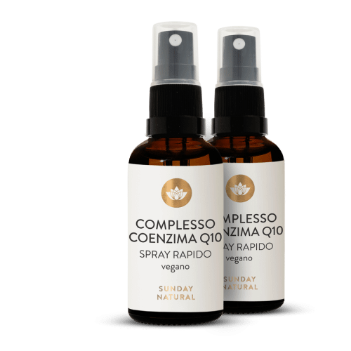 Complesso di coenzima Q10 spray rapido vegano
