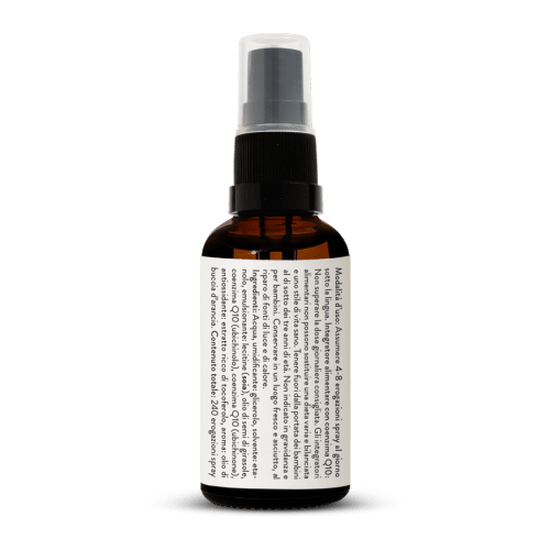 Complesso di coenzima Q10 spray rapido vegano