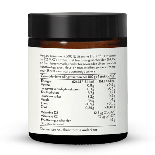 Vitamine D3 + K2 MK7 Kids Gummies