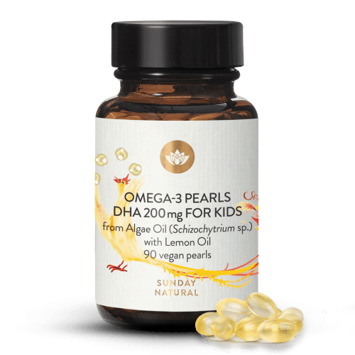 Vegan Omega-3 Pearls DHA 200 For Children, Chewable