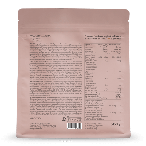 Matcha Collagen Powder SunGlow Pure