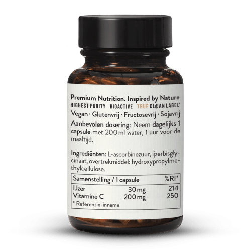 IJzerchelaat 30 mg bisglycinaat + vit. C