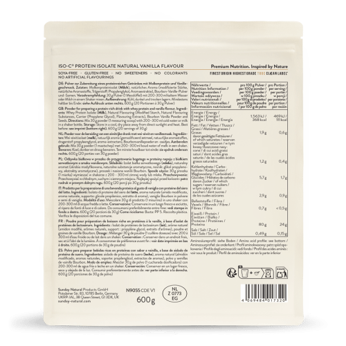 ISO-C Whey Natural Vanilla