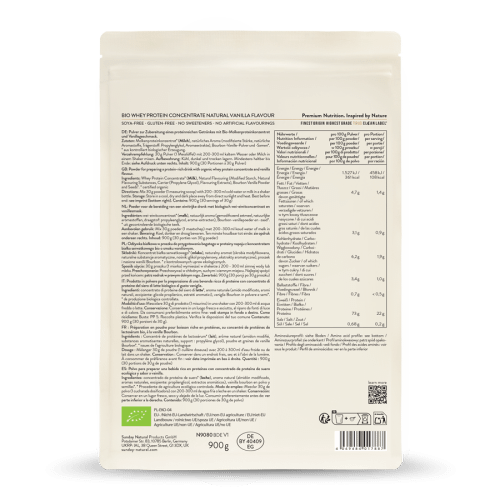 Organic Whey Protein Natural Vanilla