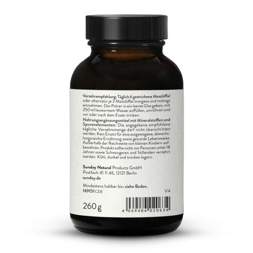 Multi Mineral Komplex Pulver Frau