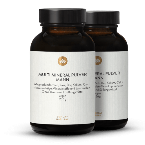 Multi Mineral Komplex Pulver Mann