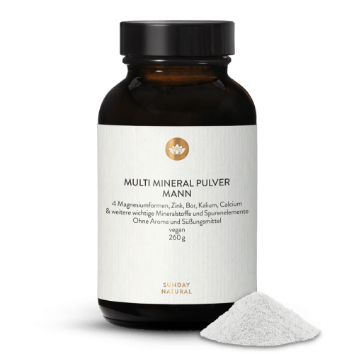Multi Mineral Komplex Pulver Mann