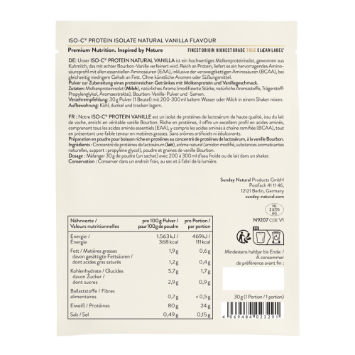 Iso-C Whey Sachet Mix Box