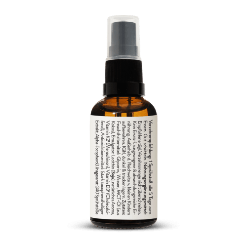 Vegan Vit D3 + K2 MK-7 5000 IU + 200g Liposomal Spray