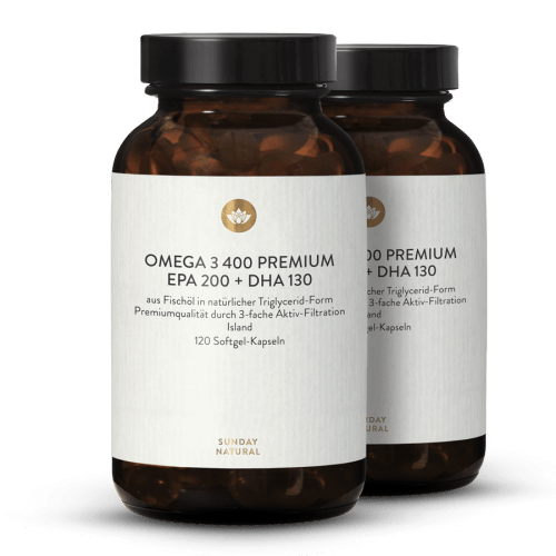 Omega 3 400 Premium Softgel-Kapseln