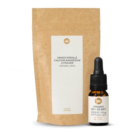 Vitamin D3 + K2 + Sango Coral 2:1 Calcium Magnesium