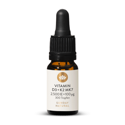 Vitamin D3 + K2 MK7 2.500IE + 100g Tropfen
