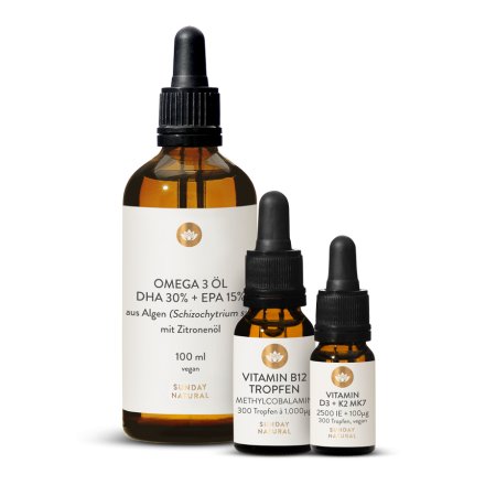D3 + K2 + B12 + Omega-3 Set