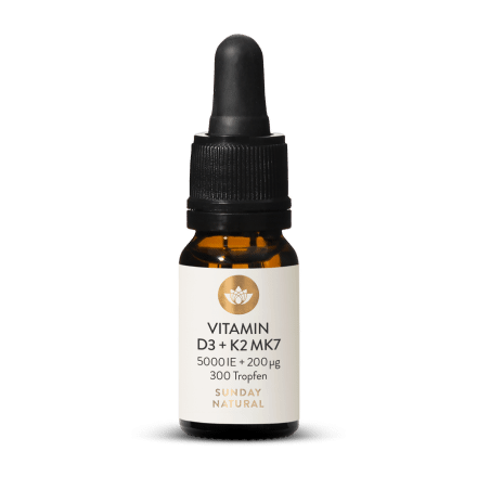 Vitamin D3 + K2 MK7 5.000IE + 200g Tropfen