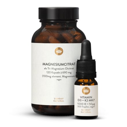 Magnsium + Vitamine D3 K2 - Coffret