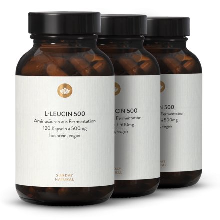 Leucine + Isoleucine + Valine en coffret avantageux