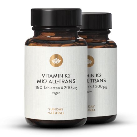 Vitamin K2 200g All-Trans MK7 Tablets