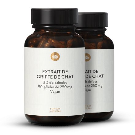 Extrait de griffe de chat (Cat's Claw) 250 mg en glules