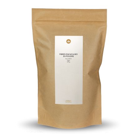 Fibre d'acacia bio en poudre
