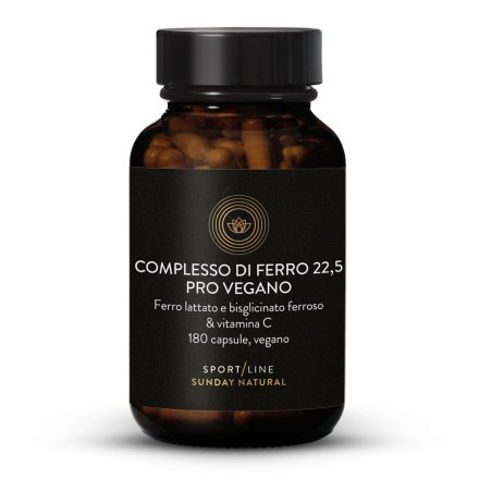 Complesso di ferro 22,5 pro vegano in capsule