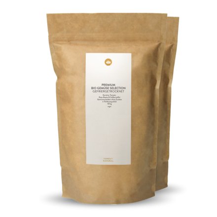 Freeze-Dried Organic Vegetable Blend: Sweet Potato, Carrot, Tomato & Beetroot