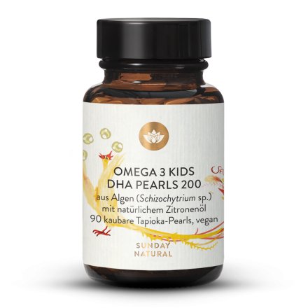 Omega 3 Kids DHA Pearls 200 Vegan, Kaubar