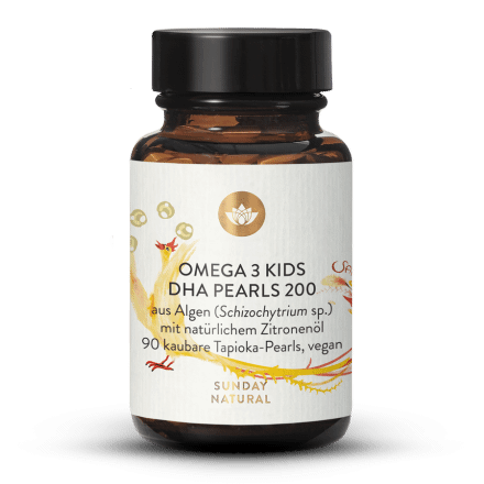 Omega 3 Kids DHA Pearls 200 Vegan, Kaubar