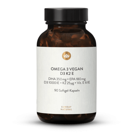 Omega 3 Vitamin D + K2 + E Vegan XL