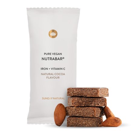 Nutrabar Iron + Vitamin C Natural Cocoa