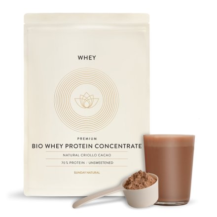 Organic Whey Protein Natural Cacao