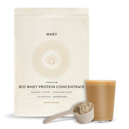 Organic Whey Protein Natural Coffee