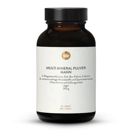 Multi Mineral Komplex Pulver Mann