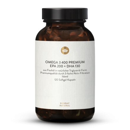 Omega 3 400 Premium Softgel-Kapseln