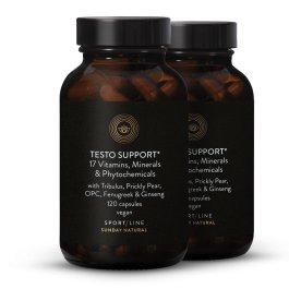 Testo Support Complex with Zinc and Ginseng. 2x120 Capsules