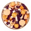 Mlange de lgumes bio lyophiliss : patate douce, carotte, tomate et betterave