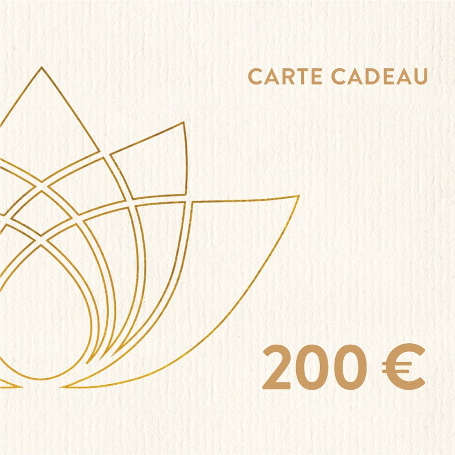 Carte cadeau 200 euros 1 p.