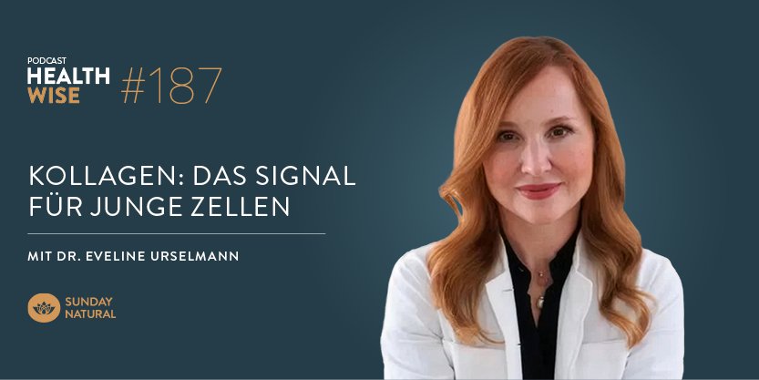 Informationen zur Podcastfolge Nr. 187 Kollagen: Das Signal f&uuml;r junge Zellen. Mit Dr. Eveline Urselmann