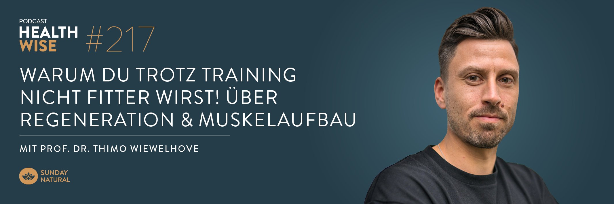 Informationen zur Podcastfolge Nr. 217 Besser regenerieren - was nach dem Training wirklich hilft. Mit Prof. Dr. Thimo Wiewelhove