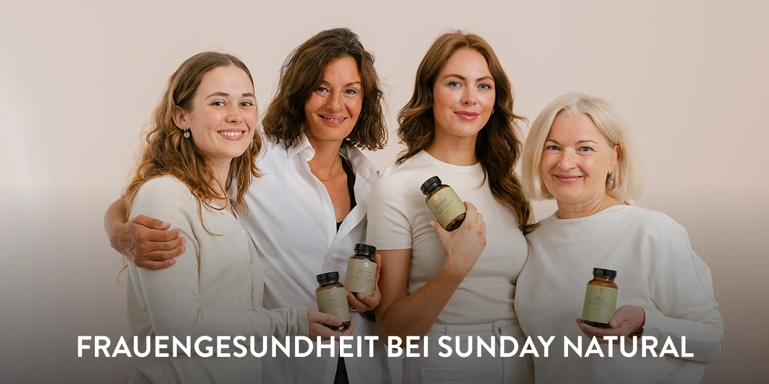 Frauengesundheit bei Sunday Natural - Infos, Themen , Nahrungsergänzungsmittel