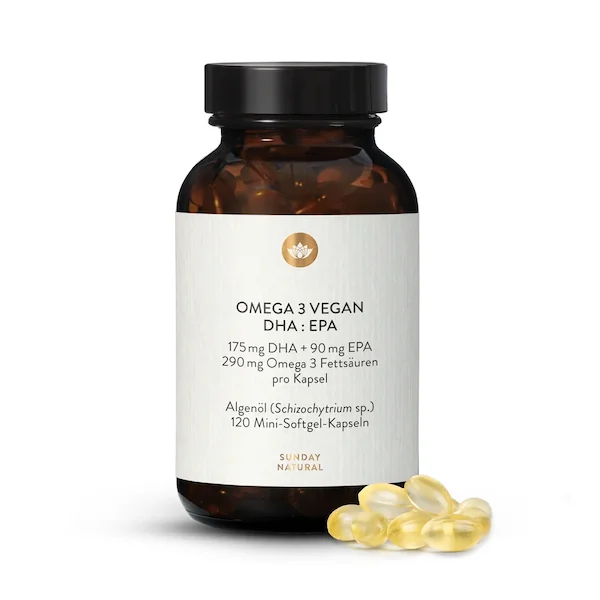 Omega 3 Kapseln 175mg DHA + 90mg EPA vegan