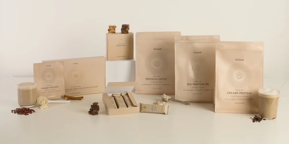 Proteine Vergleich von Sunday Natural