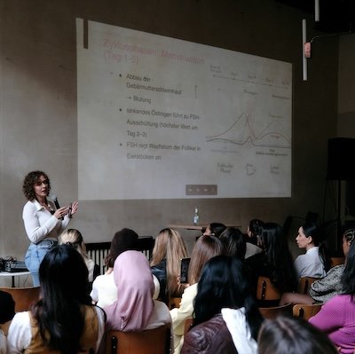 Menü beim Female Health Event von Sunday Natural