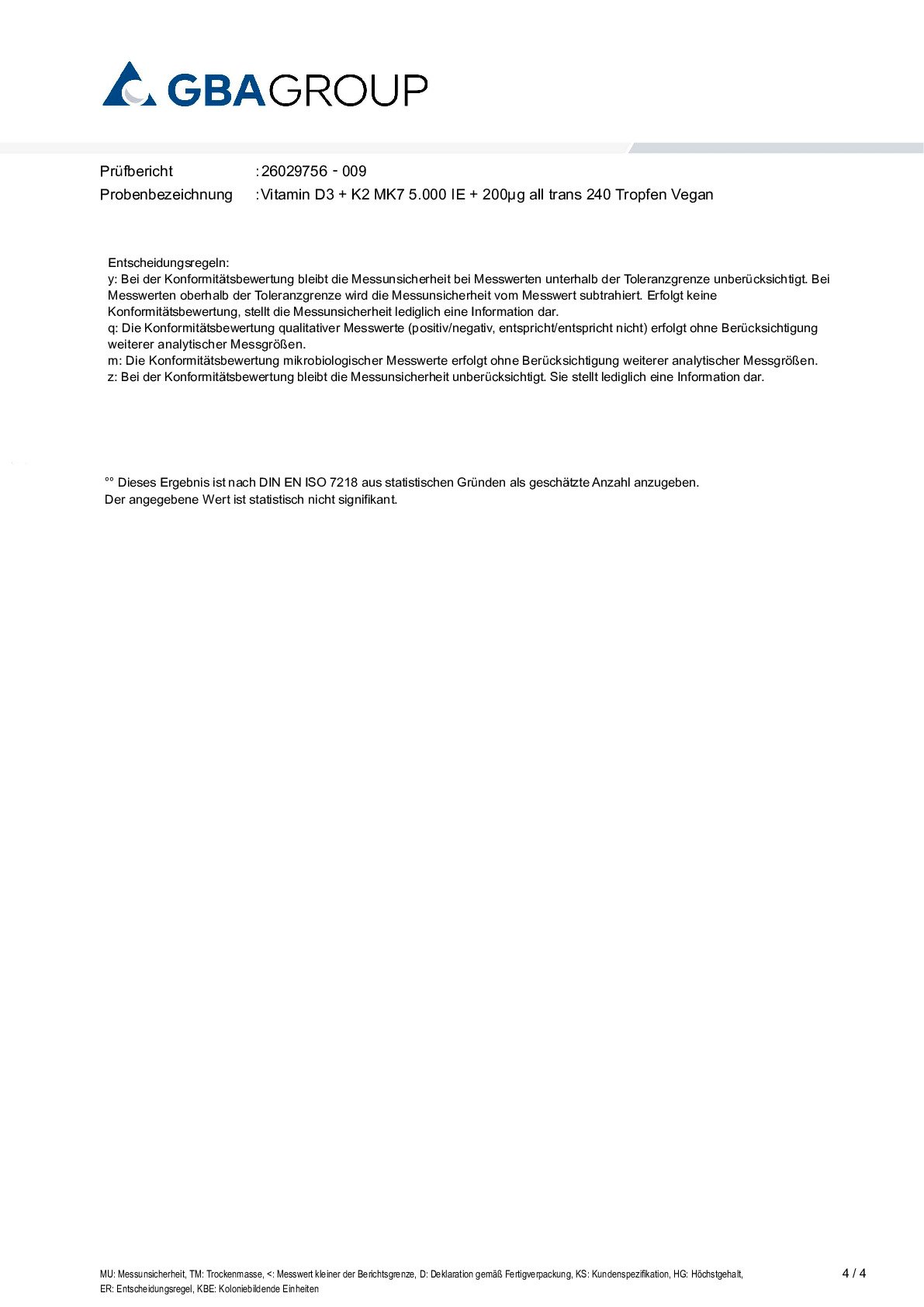 INGREDIENTE ACTIVO/METALES PESADOS/MICROBIOLOGÍA/DISOLVENTES RESIDUALES