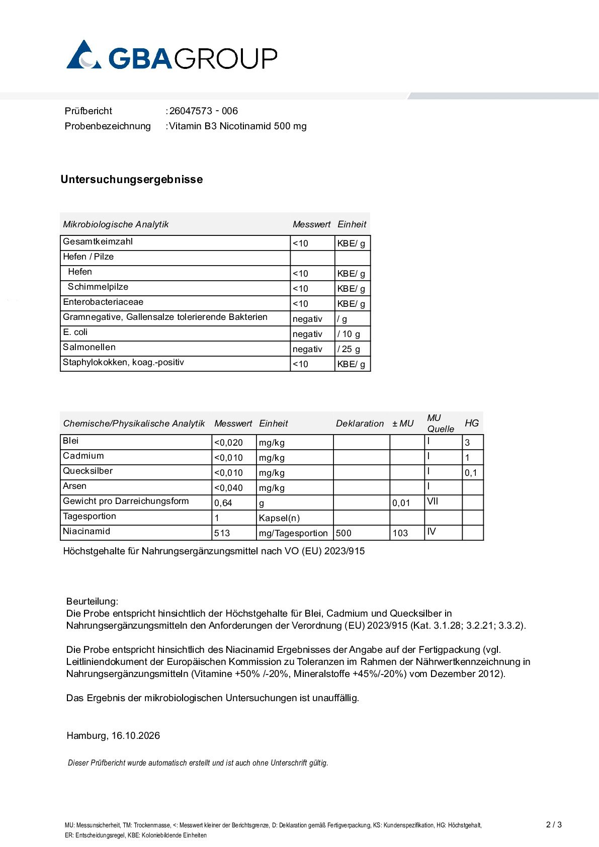 SKŁADNIKI AKTYWNE/METALE CIĘŻKIE/MIKROBIOLOGIA