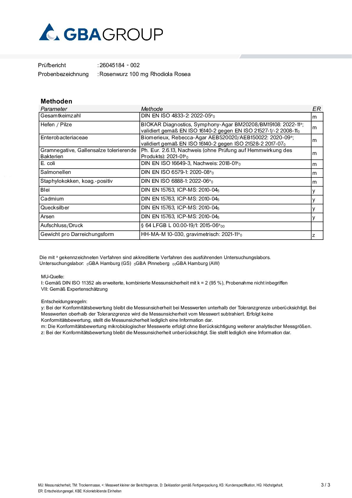 MÉTAUX LOURDS/MICROBIOLOGIE MÉTAUX LOURDS/MICROBIOLOGIE